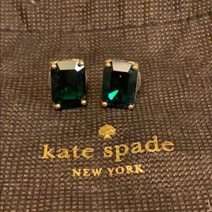 Kate Spade emerald studs